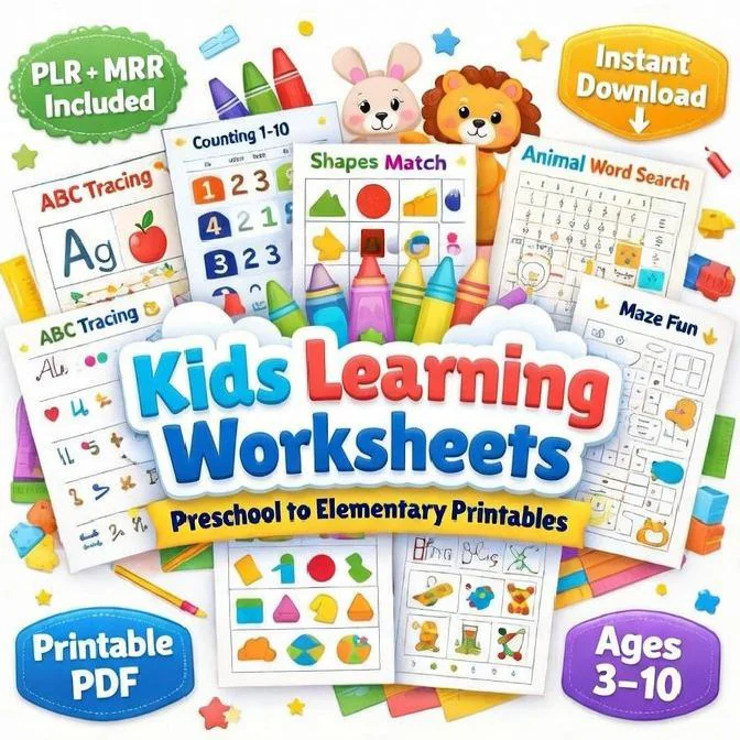 Kids Learning Work Sheet 01